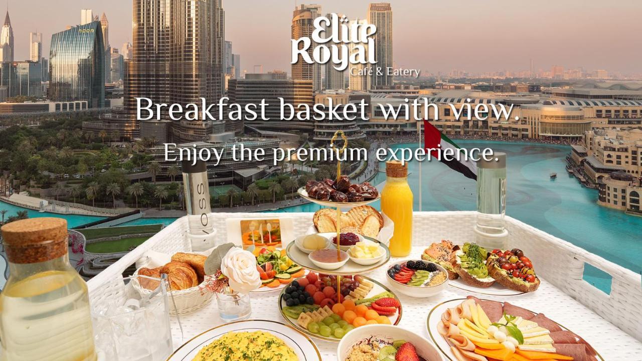 Elite Royal Apartment - Full Burj Khalifa & Fountain View - Opal - 2 Bedrooms Plus 1 Open Bedroom Without Partition Dubai Exterior foto
